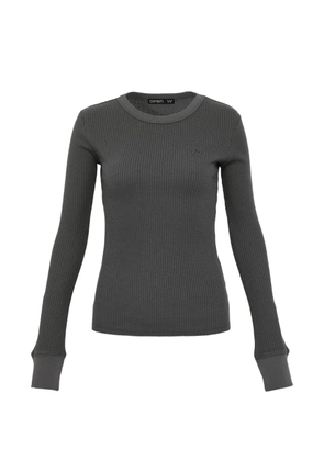 Open YY waffle T-shirt - Black