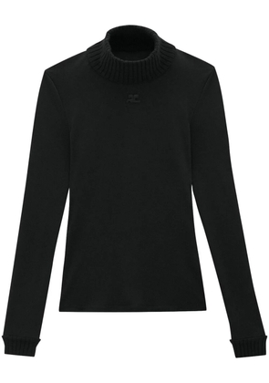 Courrèges Reedition second-skin top - Black