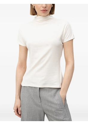 BOSS mock-neck T-shirt - Neutrals