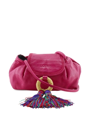 Loewe Pre-Owned 2010-2026 Mini Nappa Tassel crossbody bag - Pink