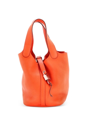 Hermès Pre-Owned Picotin Lock Bag Clemence PM bucket bag - Orange
