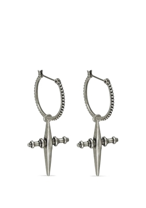 Luv Aj cross-hoops earrings - Silver