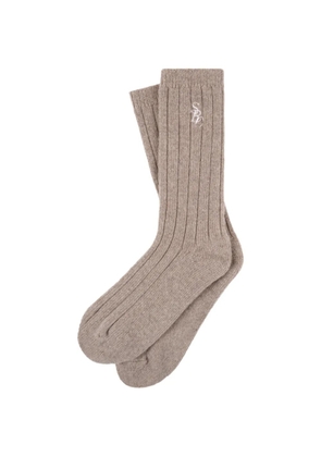 Sporty & Rich ribbed socks - Neutrals