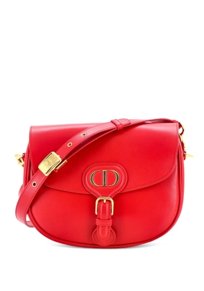 Christian Dior Pre-Owned Bobby Flap Bag Leather Medium crossbody bag - Red