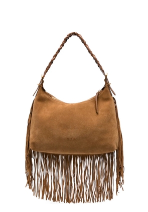 Vanessa Bruno PM Jess suede shoulder bag - Neutrals