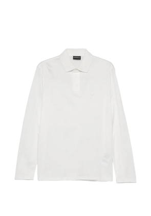 Emporio Armani long-sleeve polo shirt - White