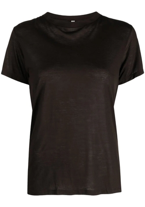 Baserange short-sleeved bamboo T-shirt - Brown