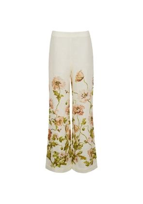Cara Cara Sunflower floral-pattern trousers - Neutrals
