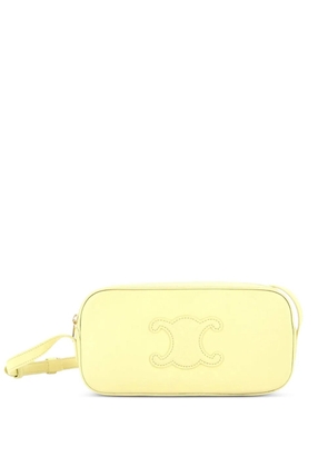 Celine Pre-Owned Cuir Triomphe Camera Leather Mini shoulder bag - Yellow