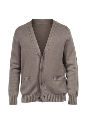 04651/TRIP IN A BAG pockets button cardigan - Brown