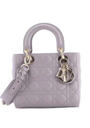 Christian Dior Pre-Owned My ABCDior Lady Dior Bag Cannage Quilt Lambskin crossbody bag - Grey