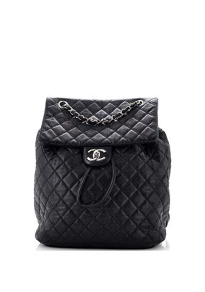 CHANEL Pre-Owned Urban Spirit Quilted Lambskin Large backpack - Black