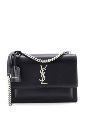Saint Laurent Pre-Owned Sunset Leather Medium crossbody bag - Black