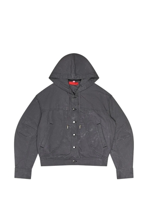 Eckhaus Latta Site hooded jacket - Grey