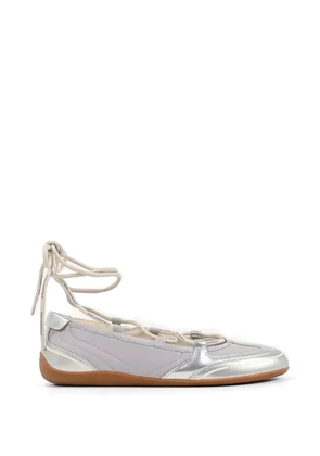 Karl Lagerfeld Altia ballet flats - Silver
