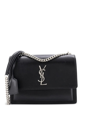Saint Laurent Pre-Owned Sunset Leather Medium crossbody bag - Black