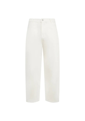 Studio Nicholson logo-patch jeans - White