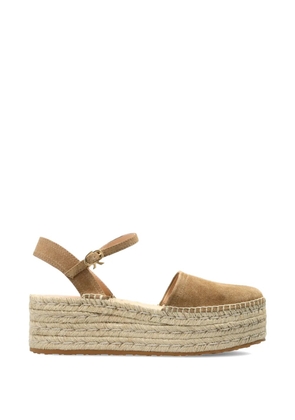 Gianvito Rossi round-toe platform espadrille - Neutrals