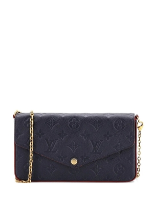 Louis Vuitton Pre-Owned Felicie Pochette Monogram Empreinte Leather crossbody bag - Blue