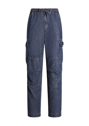 Dolce & Gabbana drawstring cargo jeans - Blue