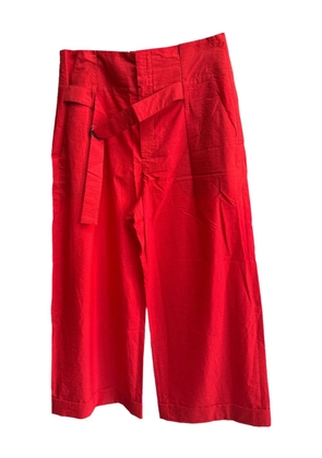 Brunello Cucinelli cropped trousers - Red
