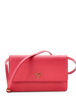 Prada Pre-Owned Wallet Saffiano Leather crossbody bag - Pink