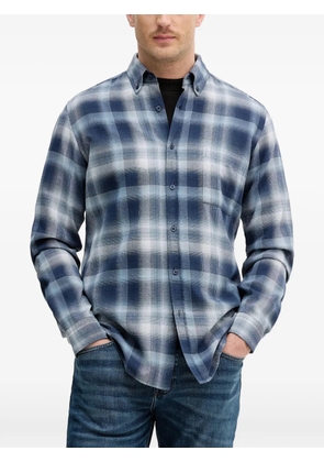 BOSS checked shirt - Blue