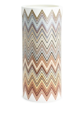 Missoni Home Zig Zag Jarris high vase - White