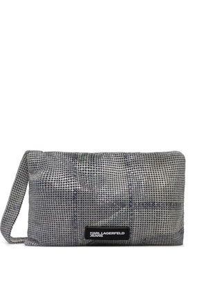 Karl Lagerfeld Jeans mesh tote bag - Silver