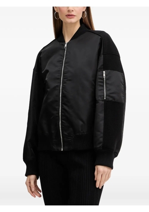 BOSS zip-up bomber jacket - Black