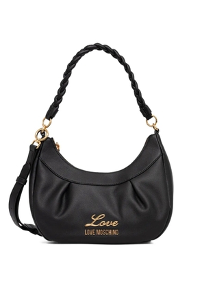 Love Moschino braided-handle tote bag - Black