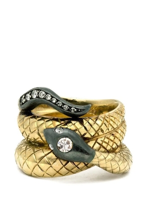 Sorellina diamond serpent-design ring - Gold