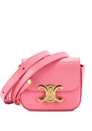 Celine Pre-Owned Triomphe Shoulder Bag Smooth Calfskin Mini crossbody bag - Pink