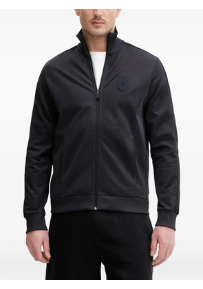 BOSS zip logo sweatshirt - Blue