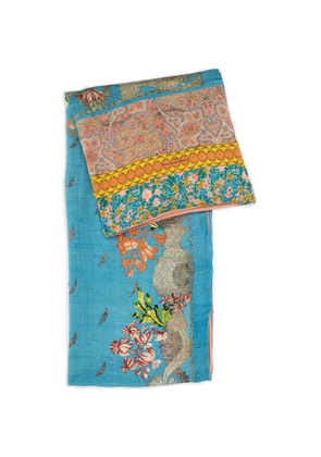 Pierre-Louis Mascia graphic-pattern scarves - Blue