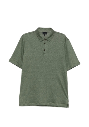 Giorgio Armani buttoned polo shirt - Green