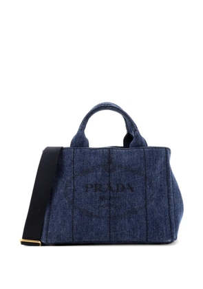 Prada Pre-Owned Canapa Convertible Denim Mini tote bag - Blue
