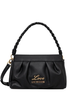 Love Moschino braided-handle tote bag - Black