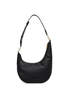Love Moschino logo-lettering shoulder bag - Black