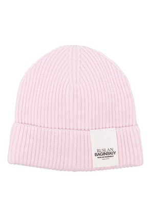 Ruslan Baginskiy ribbed-knit beanie - Pink