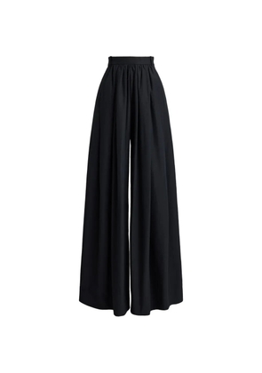 Ralph Lauren Collection Vannesa poplin pleated trousers - Black