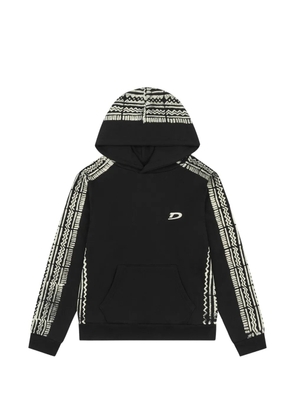 Denim Tears mudcloth hoodie - Black