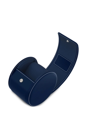 Kross Studio leather reinforced watch box - Blue