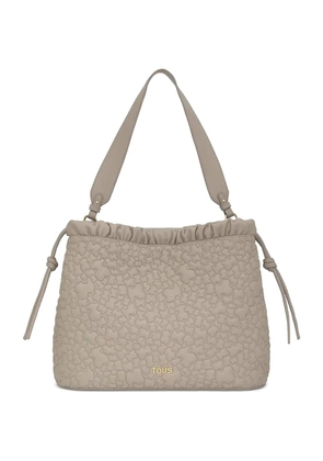 TOUS Puffy Bear drawstring shoulder bag - Neutrals