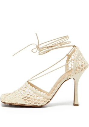 Bottega Veneta Pre-Owned 2024 lace netting pumps - Neutrals