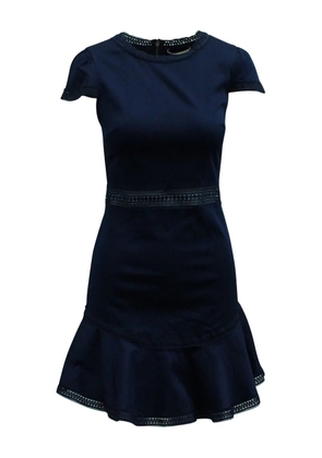 alice + olivia paneled mini dress - Blue