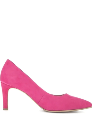 GABOR 70mm suede pointed-toe pumps - Pink