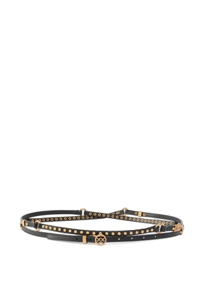 PINKO studded leather belt - Black
