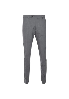 Luigi Borrelli pressed-crease tailored trousers - Grey