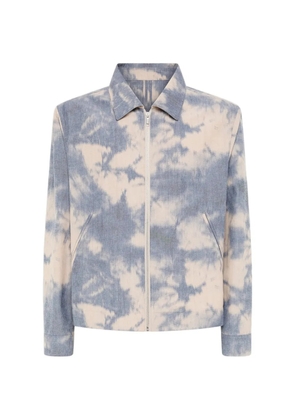 Laneus tie-dye zip jacket - Blue